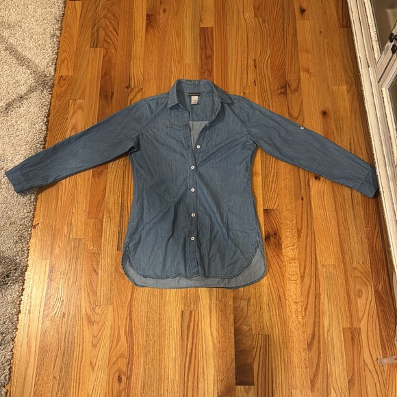 Tommy Bahama Chambray All Day Long-Sleeve Shirt - Picture 2 of 6